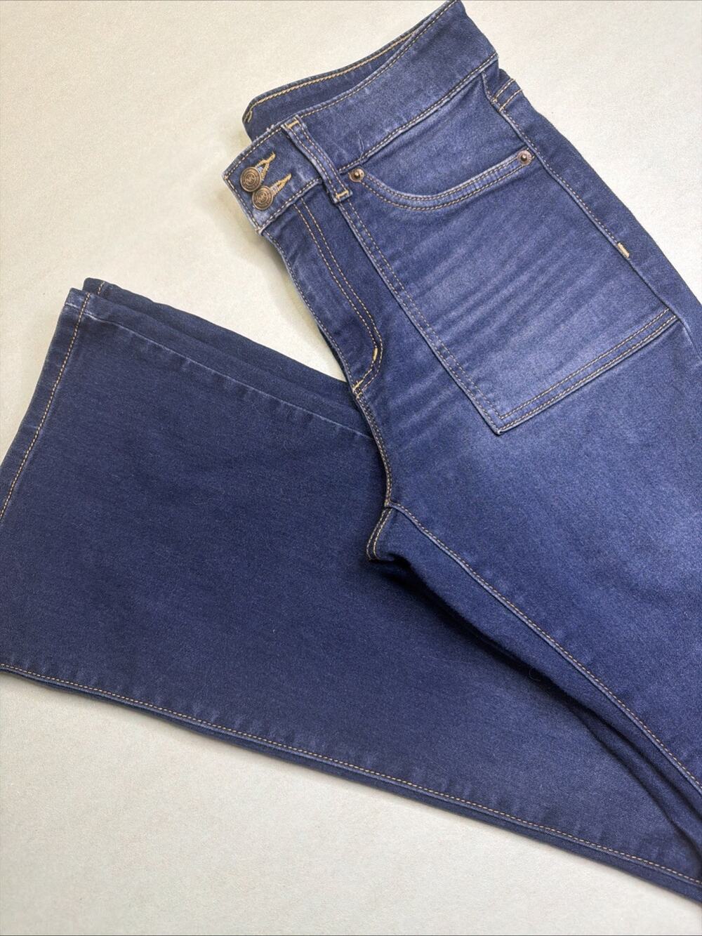 Michael Kors Jeans Women’s Size 4 High Rise Flare Bell Bottom Patch Pocket Denim